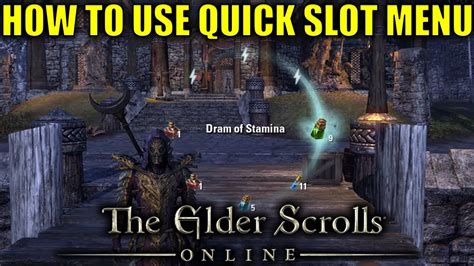 Como usar o quick slots de elder scrolls online